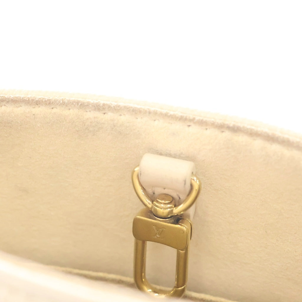 LOUIS VUITTON(ルイヴィトン) モノグラムアンプラント オンザゴーBB ハンド ショルダーバッグ 2WAY サンライズ・アクアレル ゴールド金具 アイボリー M47115 RFID レディース