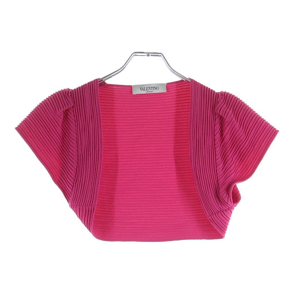 VALENTINO(ヴァレンティノ) カーディガン ピンク ナイロン #M レディース