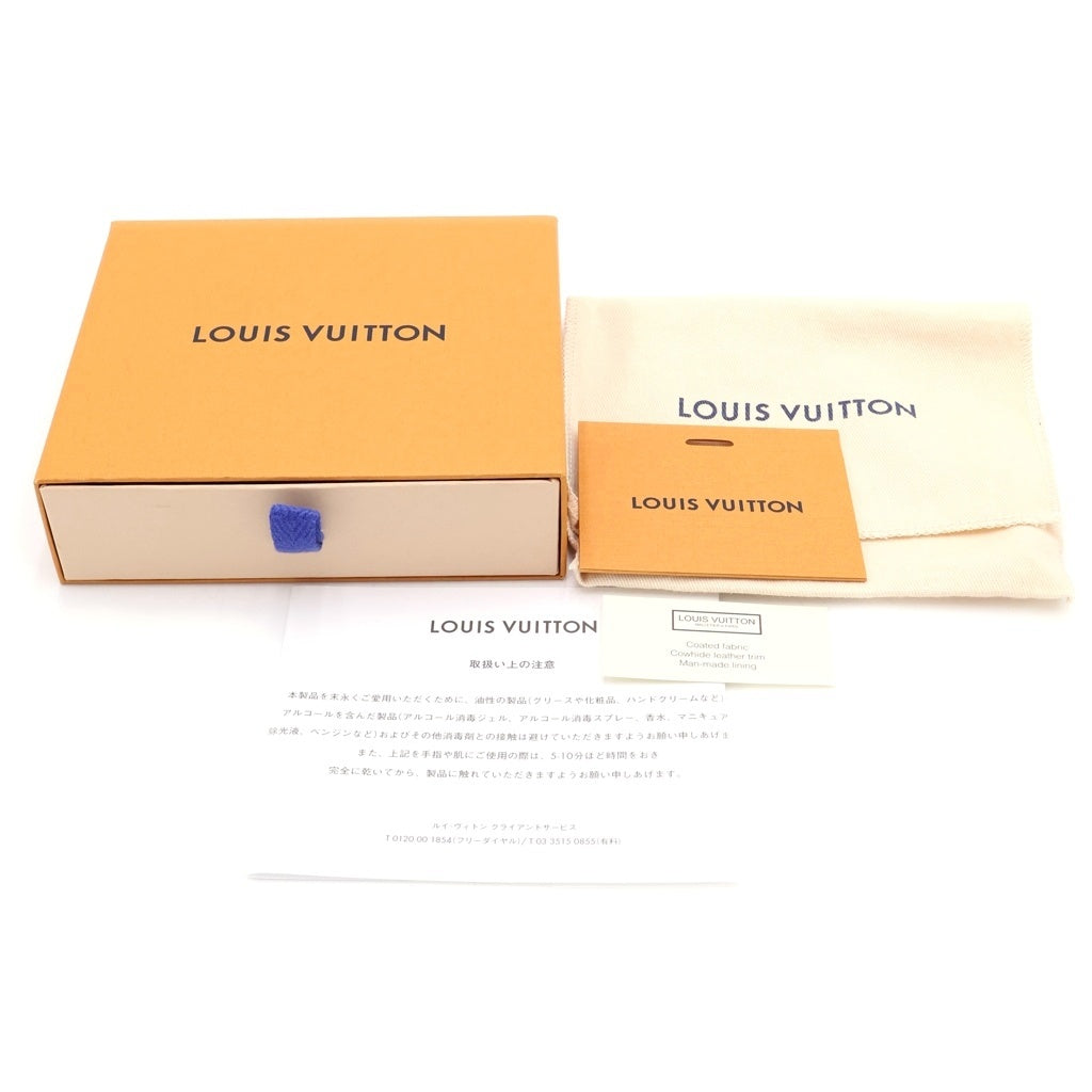 LOUIS VUITTON(ルイヴィトン) モノグラム・エクリプス 二つ折り財布 コンパクトウォレット ブラック PVC×レザー M62294