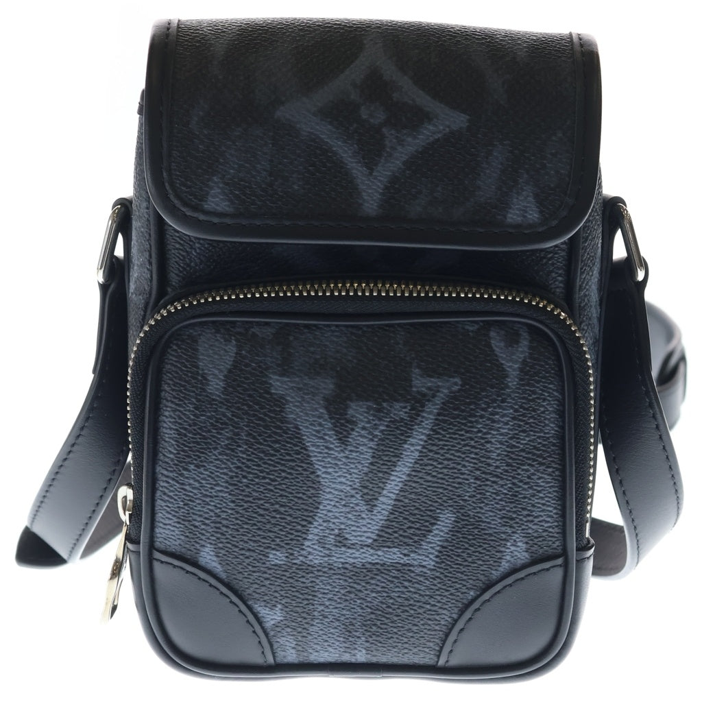 LOUIS VUITTON(ルイヴィトン) モノグラム・パステル アマゾン メッセンジャー ショルダーバッグ ブラック レザー×PVC M45650 シルバー金具