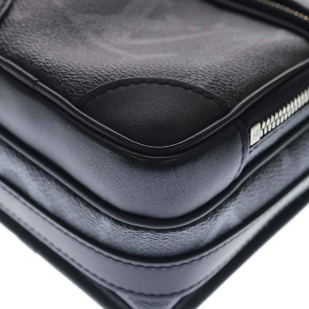 LOUIS VUITTON(ルイヴィトン) モノグラム・パステル アマゾン メッセンジャー ショルダーバッグ ブラック レザー×PVC M45650 シルバー金具