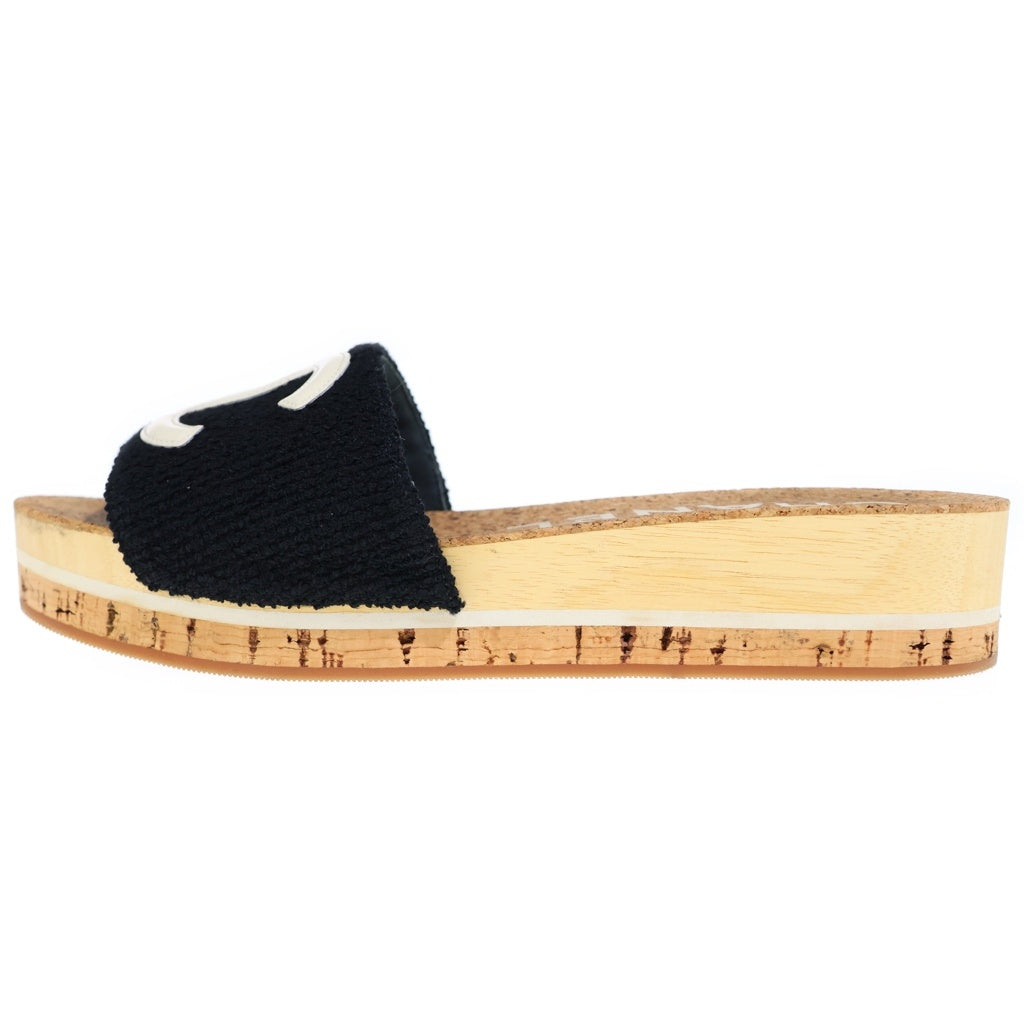 CHANEL(シャネル) ココマーク サンダル ブラック #38 レディース