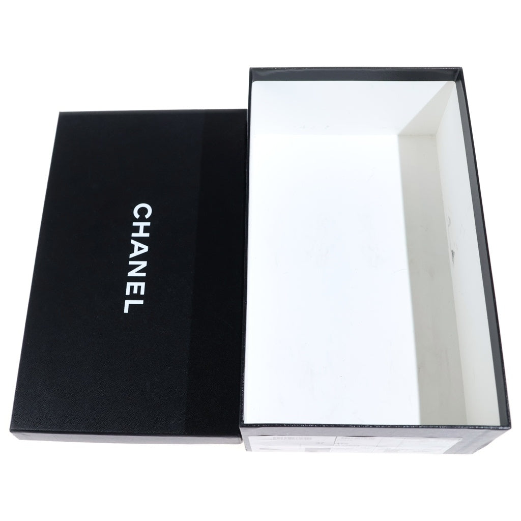 CHANEL(シャネル) ココマーク フラットシューズ ブラック #37 レディース