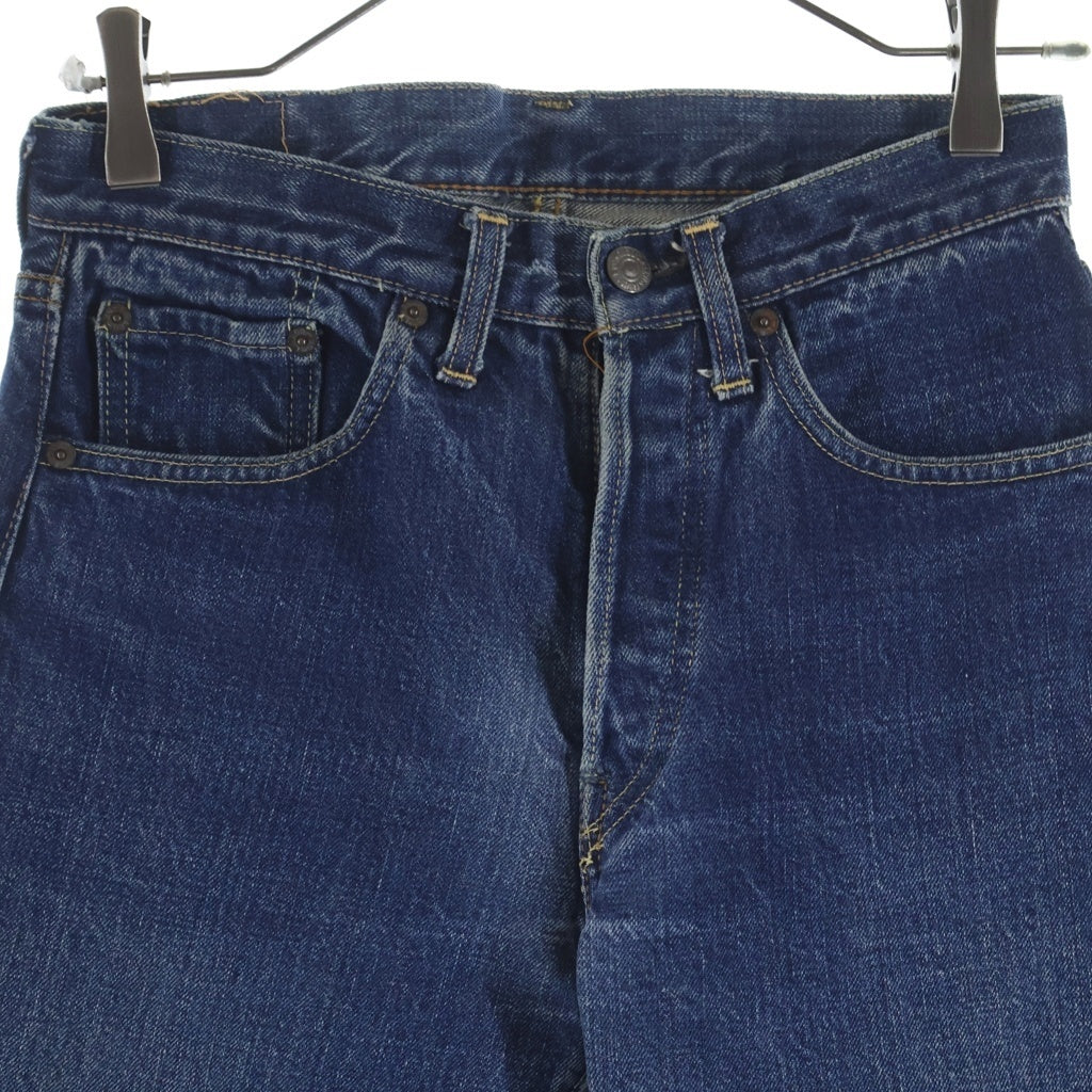 Levi's(リーバイス) 60s VINTAGE 501XX BIGE デニムパンツ ジーンズ 両面タブ 不均等V 隠しリベット ボタン裏刻印6 足長R インディゴ