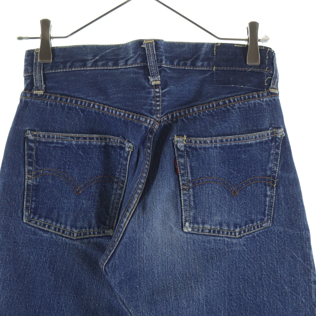 Levi's(リーバイス) 60s VINTAGE 501XX BIGE デニムパンツ ジーンズ 両面タブ 不均等V 隠しリベット ボタン裏刻印6 足長R インディゴ