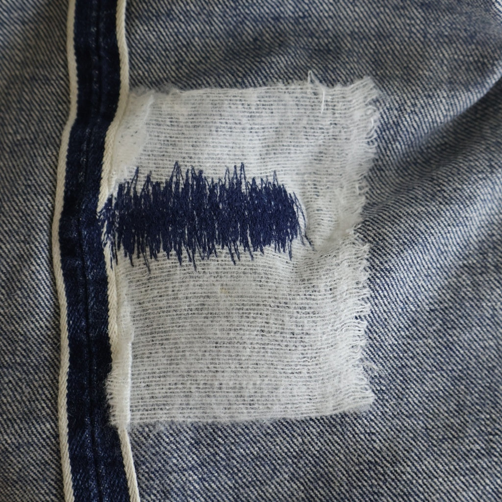 Levi's(リーバイス) 60s VINTAGE 501XX BIGE デニムパンツ ジーンズ 両面タブ 不均等V 隠しリベット ボタン裏刻印6 足長R インディゴ