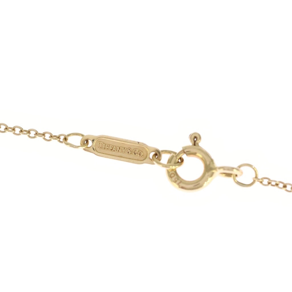 TIFFANY & Co.(ティファニー) ベゼルフラワー 4PD ダイヤモンド Au750 K18YG ネックレス イエローゴールド レディース