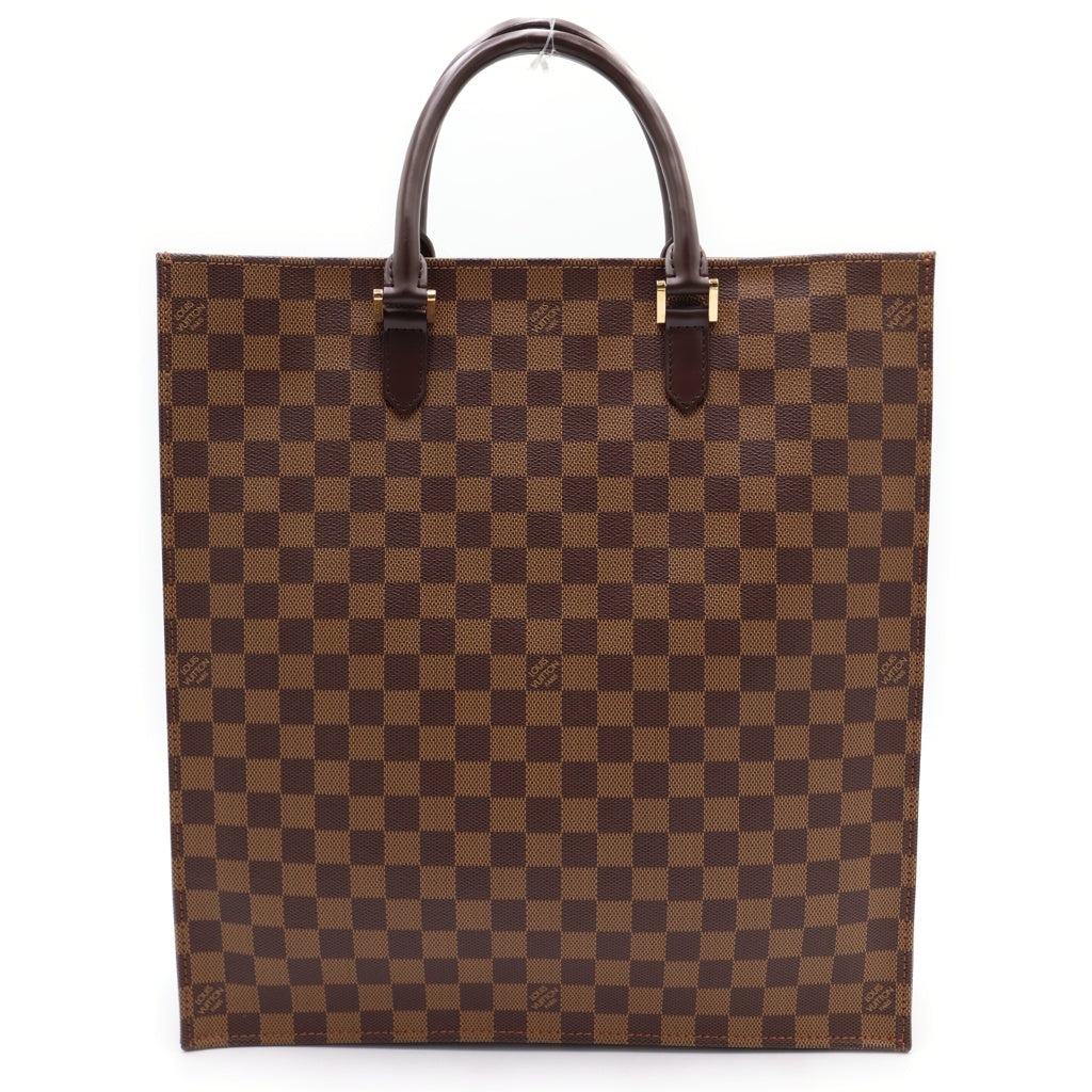 LOUIS VUITTON(ルイヴィトン) ダミエ サックプラ PVC レザー ハンド トートバッグ ブラウン N51140 レディース