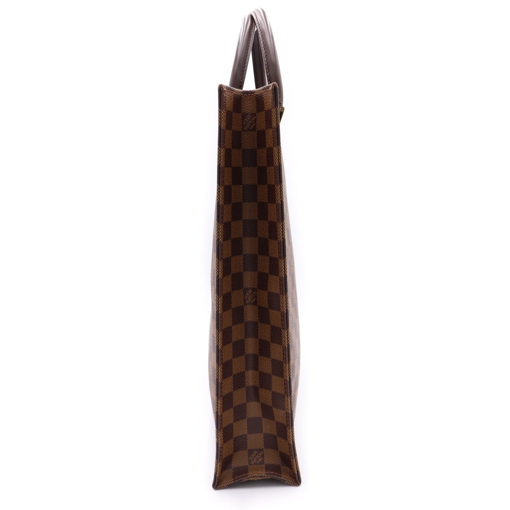 LOUIS VUITTON(ルイヴィトン) ダミエ サックプラ PVC レザー ハンド トートバッグ ブラウン N51140 レディース