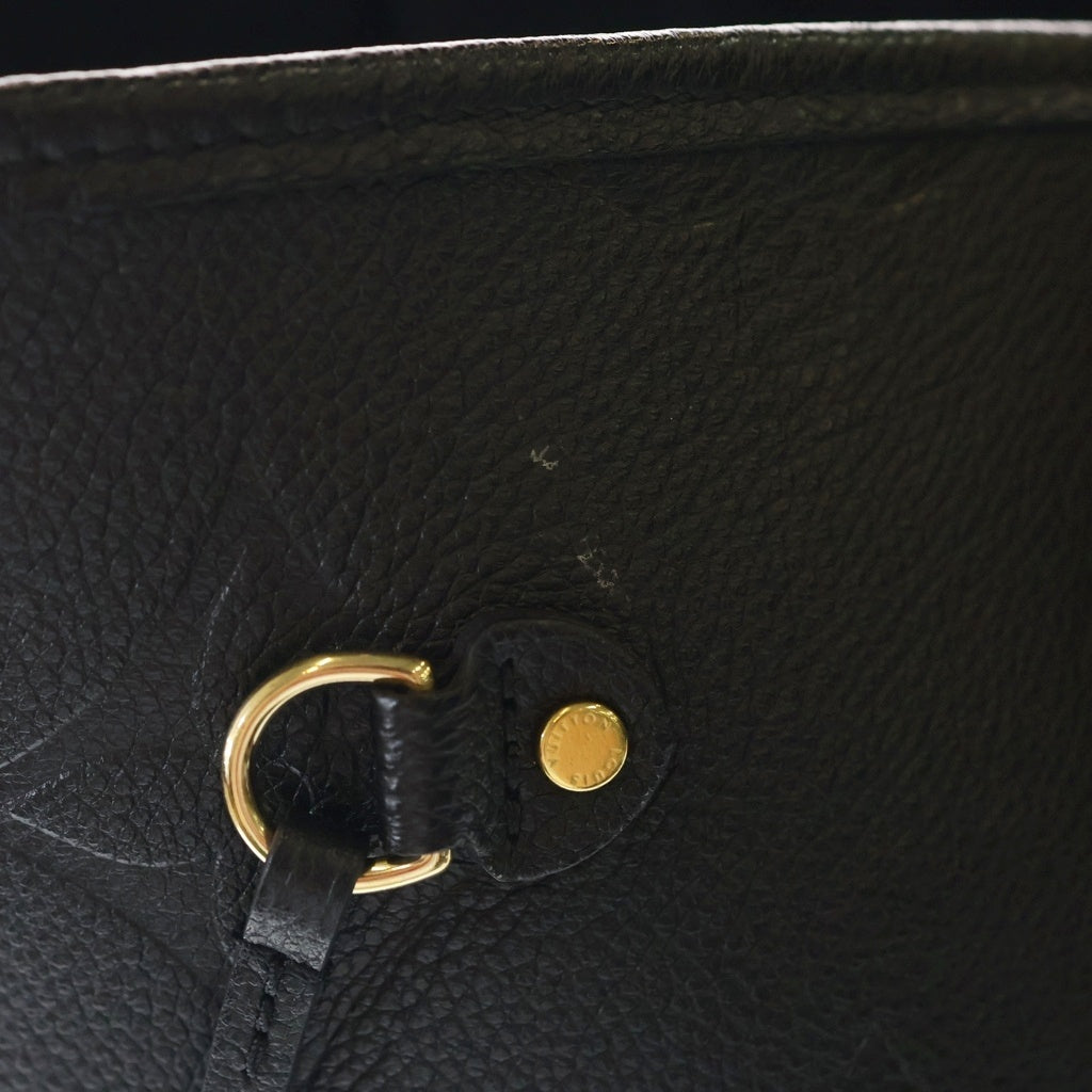 LOUIS VUITTON(ルイヴィトン) モノグラム アンプラント ネヴァーフルMM トートバッグ ハンドバッグ ブラック レザー M45685 ゴールド金具 レディース