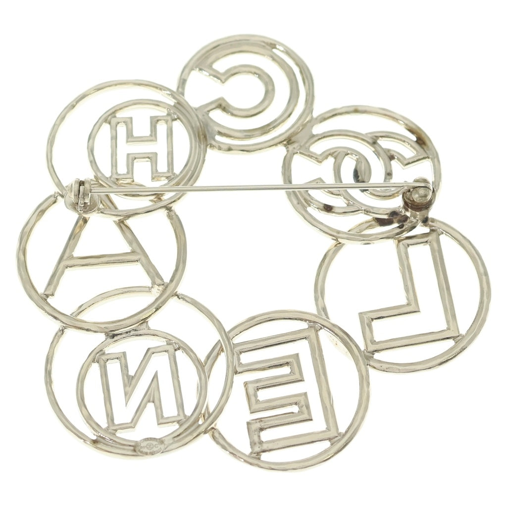 CHANEL(シャネル) B17C ロゴ サークル GP ブローチ ゴールド レディース