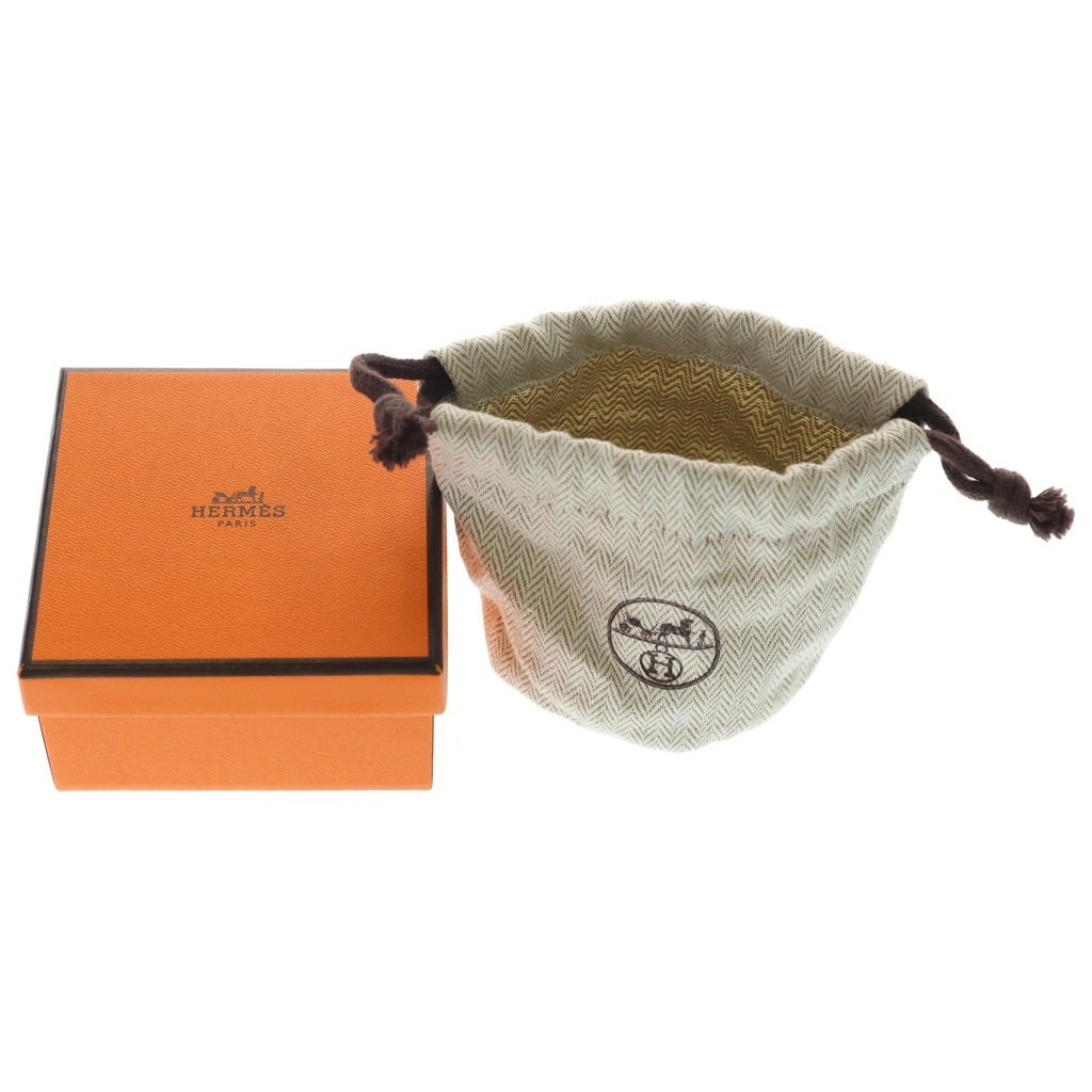 HERMES(エルメス) コリエドシアン バングル ブレスレット ブラウン×ブルー×ゴールド スイフト レザー A刻印 レディース