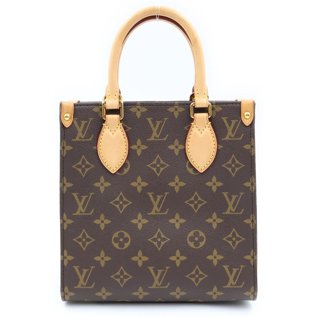 LOUIS VUITTON(ルイヴィトン) モノグラム サックプラBB PVC レザー 2WAY ハンド ショルダーバッグ ブラウン M45847 レディース