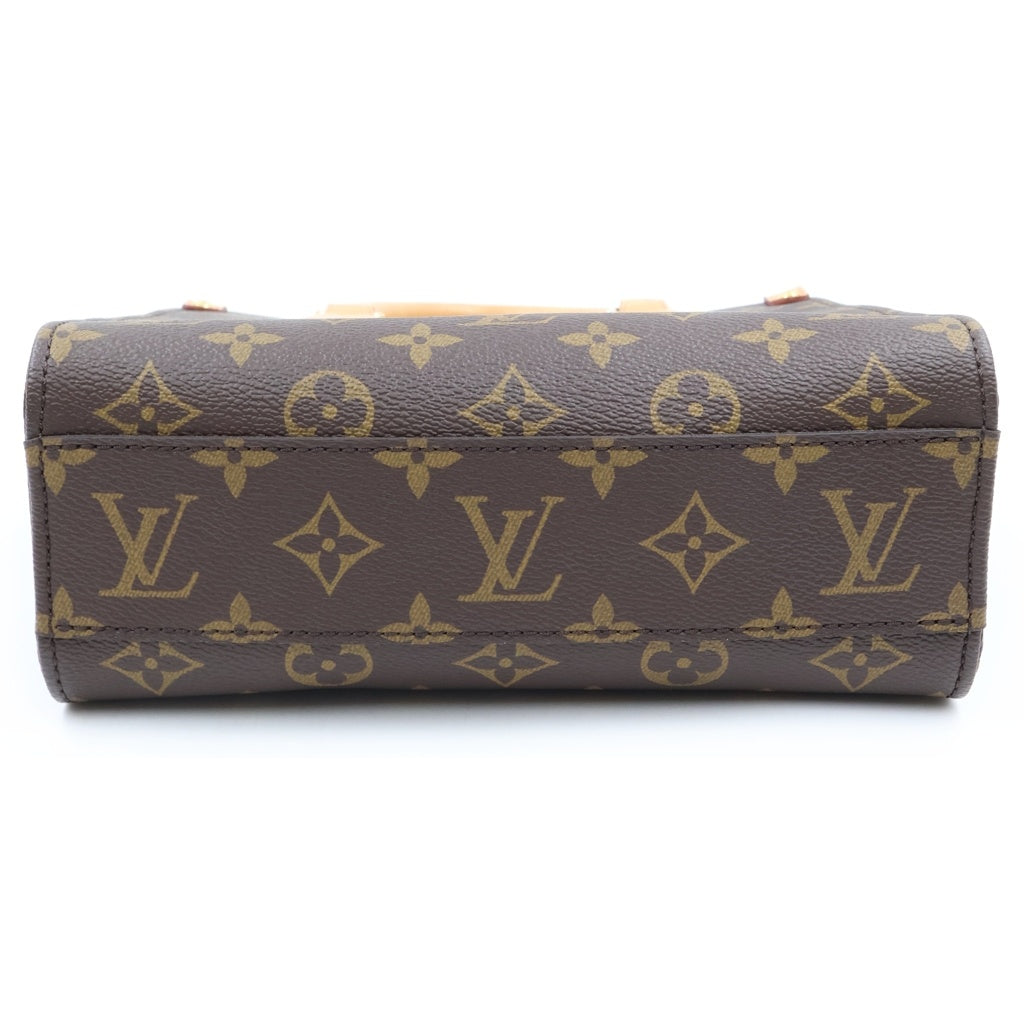 LOUIS VUITTON(ルイヴィトン) モノグラム サックプラBB PVC レザー 2WAY ハンド ショルダーバッグ ブラウン M45847 レディース