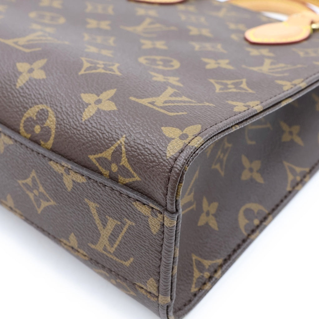 LOUIS VUITTON(ルイヴィトン) モノグラム サックプラBB PVC レザー 2WAY ハンド ショルダーバッグ ブラウン M45847 レディース