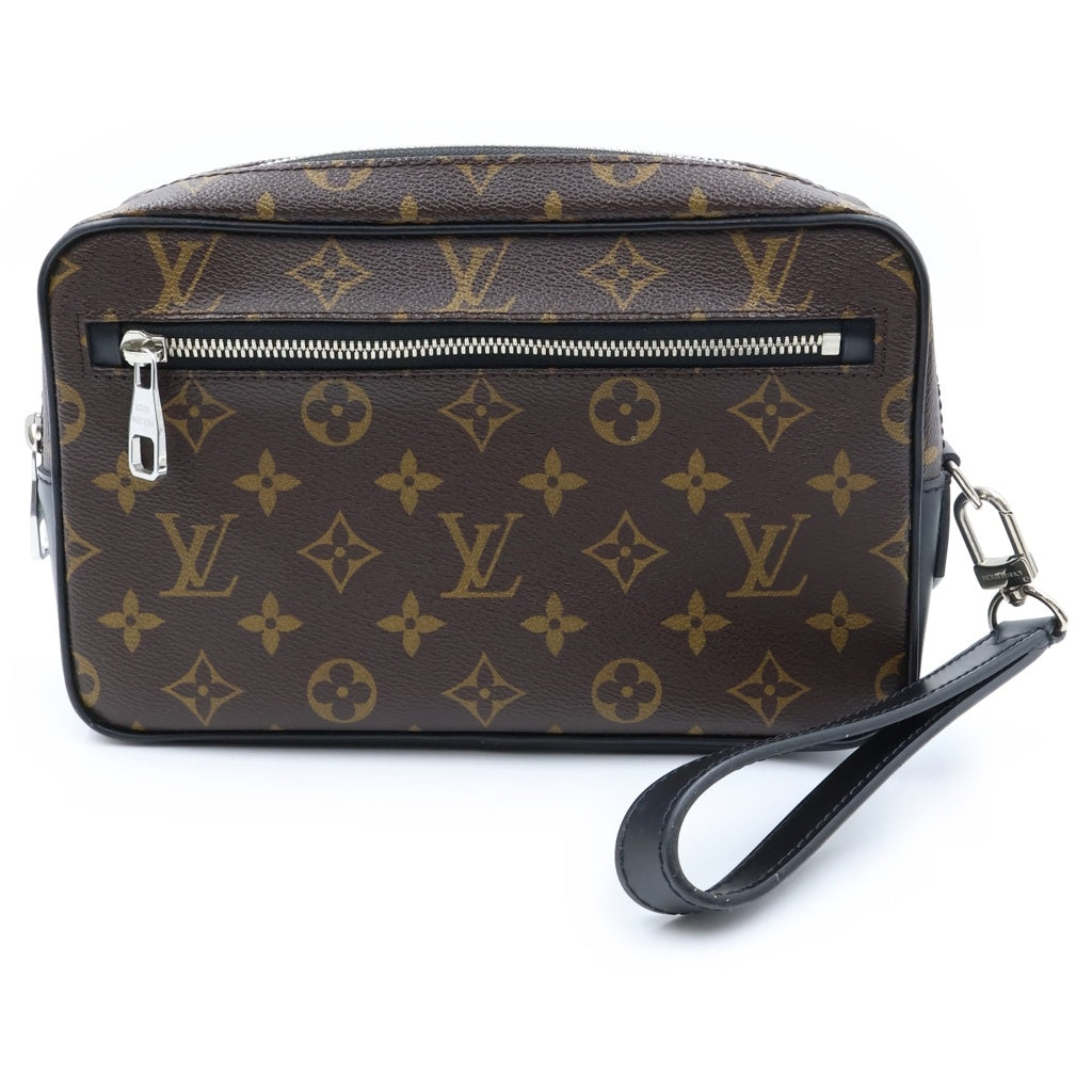 LOUIS VUITTON(ルイヴィトン) モノグラムマカサー ポシェット・カサイ PVC レザー クラッチバッグ セカンドバッグ ポーチ ブラウン M42838 レディース
