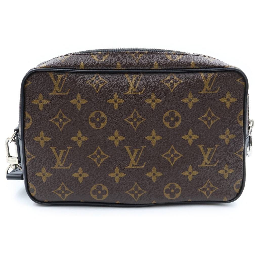 LOUIS VUITTON(ルイヴィトン) モノグラムマカサー ポシェット・カサイ PVC レザー クラッチバッグ セカンドバッグ ポーチ ブラウン M42838 レディース