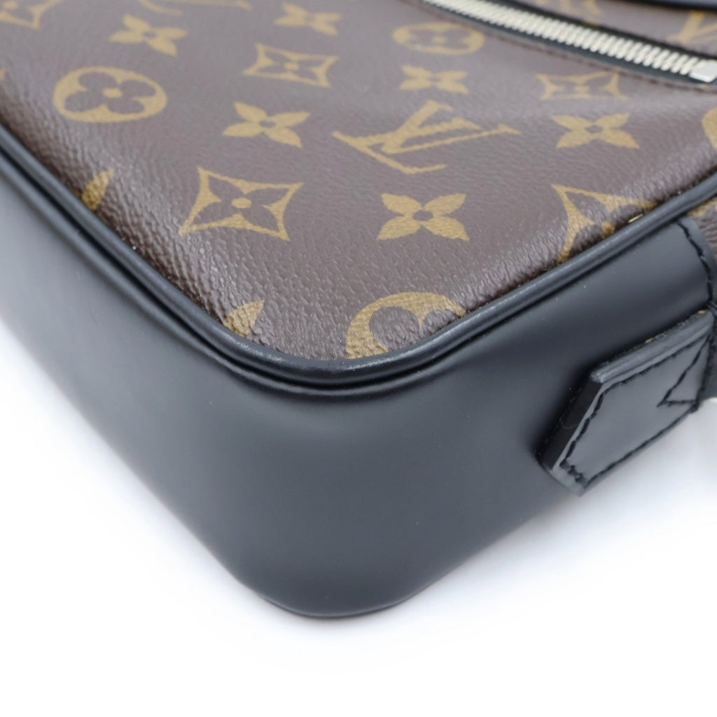 LOUIS VUITTON(ルイヴィトン) モノグラムマカサー ポシェット・カサイ PVC レザー クラッチバッグ セカンドバッグ ポーチ ブラウン M42838 レディース