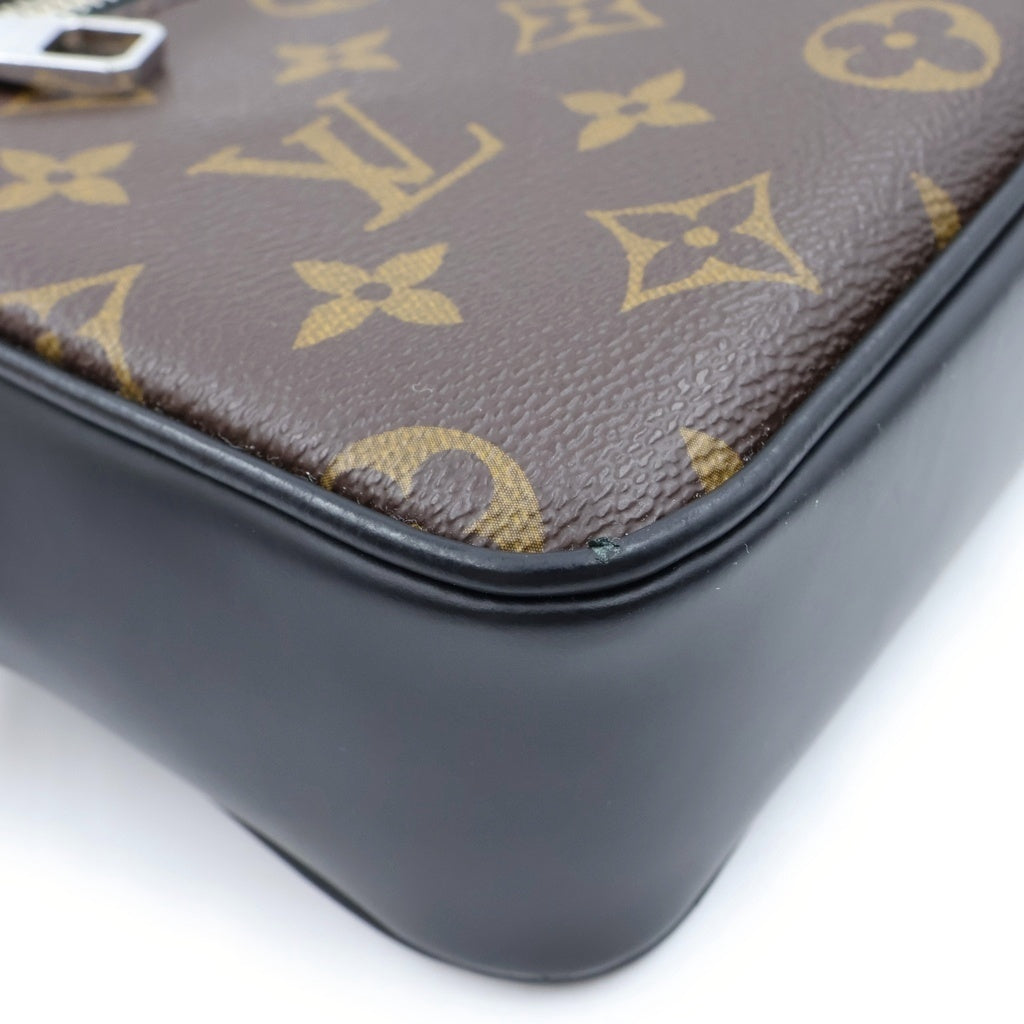 LOUIS VUITTON(ルイヴィトン) モノグラムマカサー ポシェット・カサイ PVC レザー クラッチバッグ セカンドバッグ ポーチ ブラウン M42838 レディース