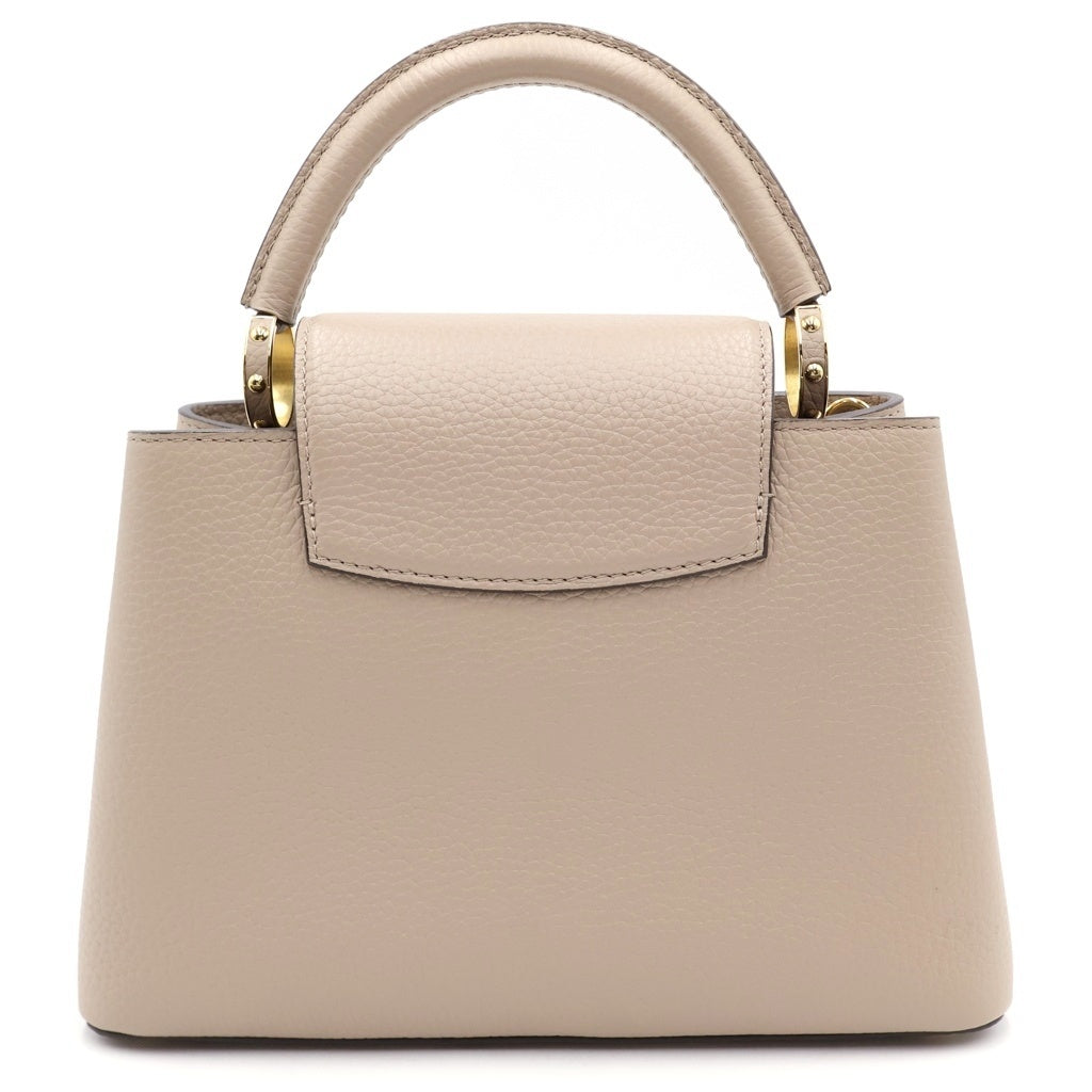 LOUIS VUITTON(ルイヴィトン) カプシーヌBB ガレ トリヨンレザー 2WAY ハンド ショルダー バッグ ゴールド金具 ベージュ M24736 レディース