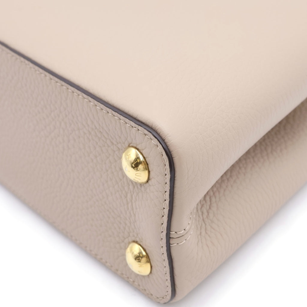 LOUIS VUITTON(ルイヴィトン) カプシーヌBB ガレ トリヨンレザー 2WAY ハンド ショルダー バッグ ゴールド金具 ベージュ M24736 レディース