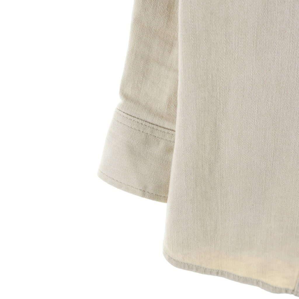 BURBERRY LONDON(バーバリーロンドン) コットンデニムジャケット スナップボタン コットン ポリウレタン アイボリー FCB77-464 レディース