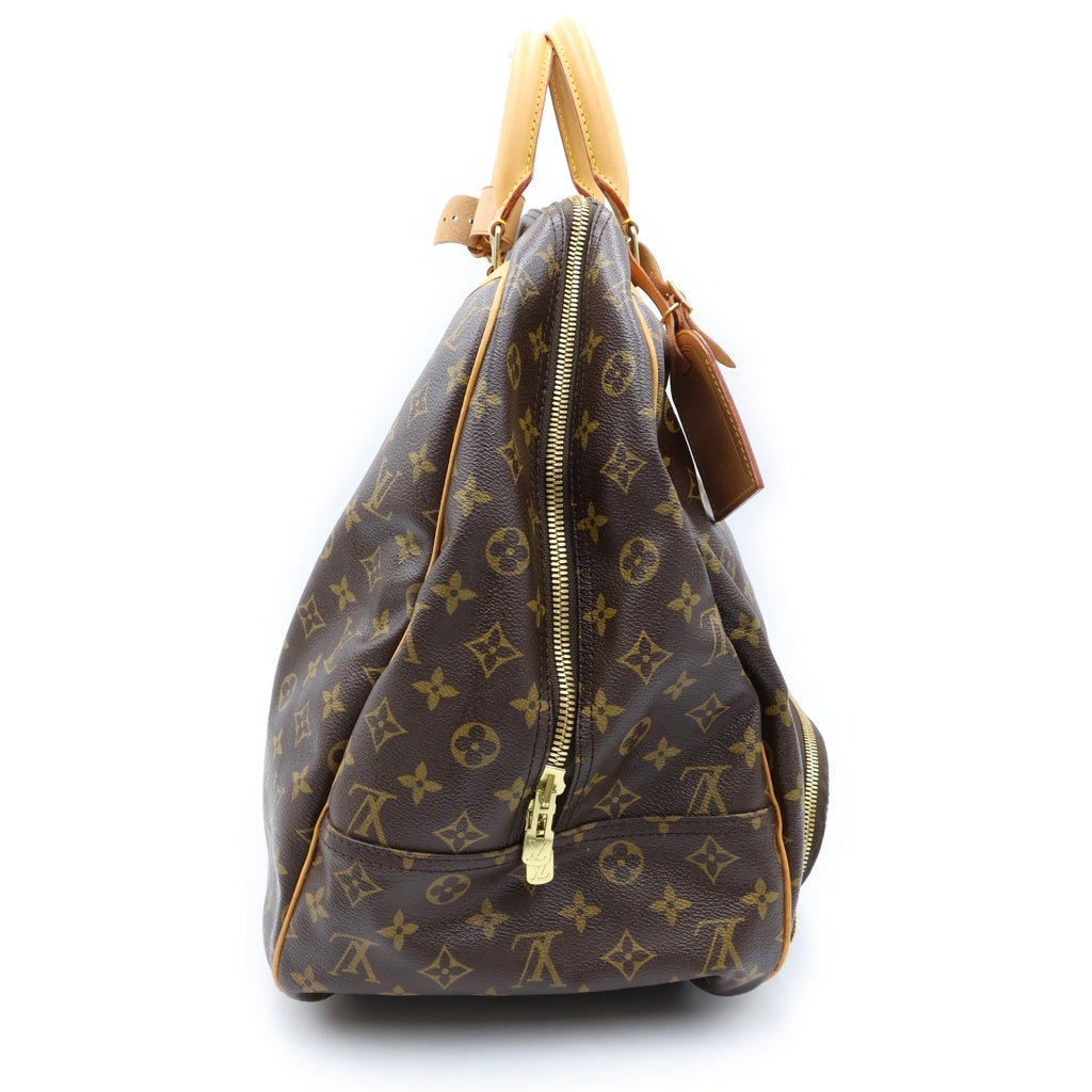 LOUIS VUITTON(ルイヴィトン) モノグラム エヴァジオン ハンドバッグ ブラウン レザー×PVC M41443 ゴールド金具 レディース
