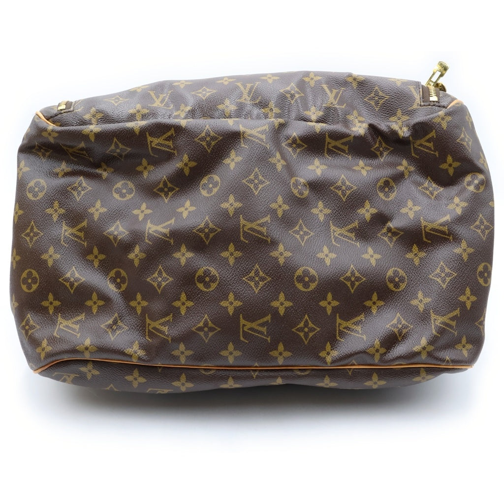 LOUIS VUITTON(ルイヴィトン) モノグラム エヴァジオン ハンドバッグ ブラウン レザー×PVC M41443 ゴールド金具 レディース