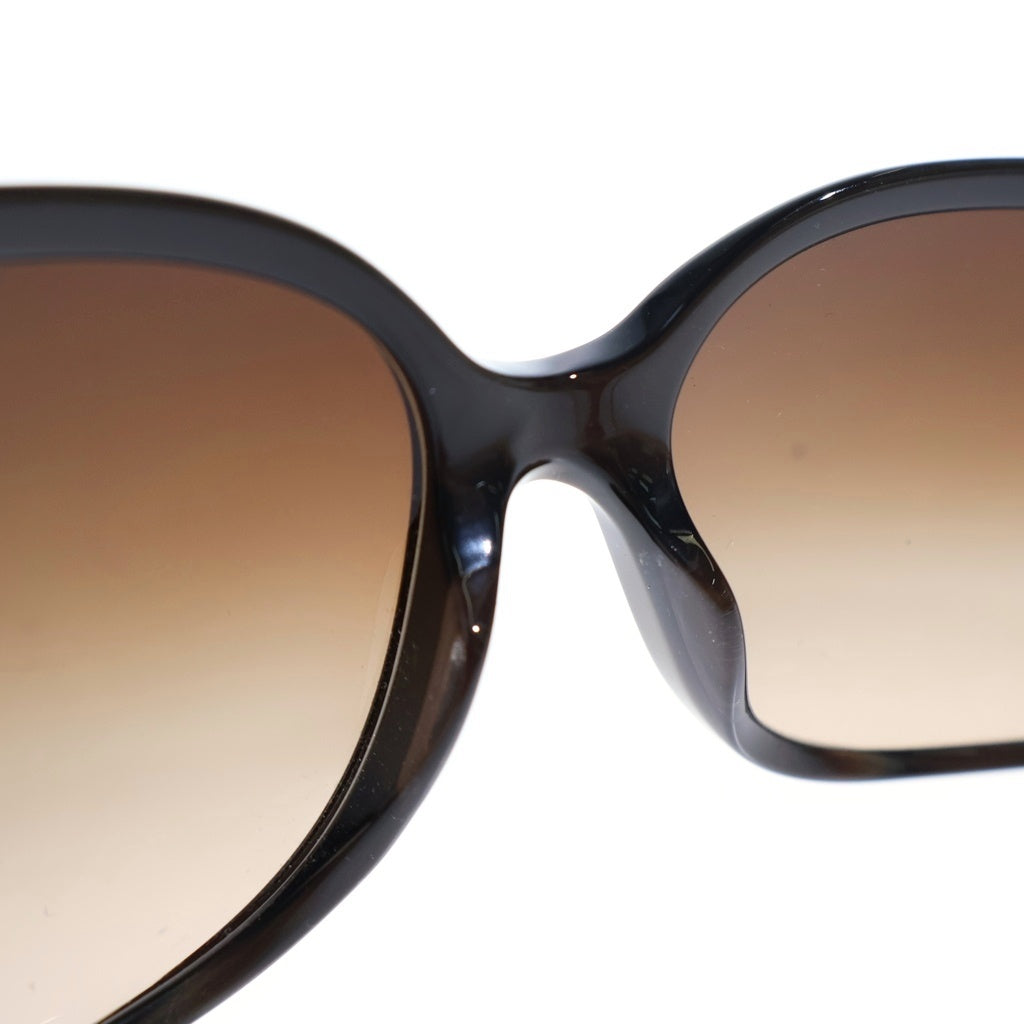 BVLGARI(ブルガリ) ラインストーン スクエアフレーム サングラス アイウェア 59□16 ベージュ/ブラウン 8106-B-A レディース
