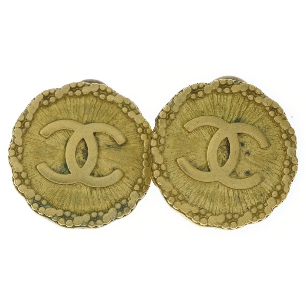 CHANEL(シャネル) ココマーク ラウンド イヤリング ゴールド レディース