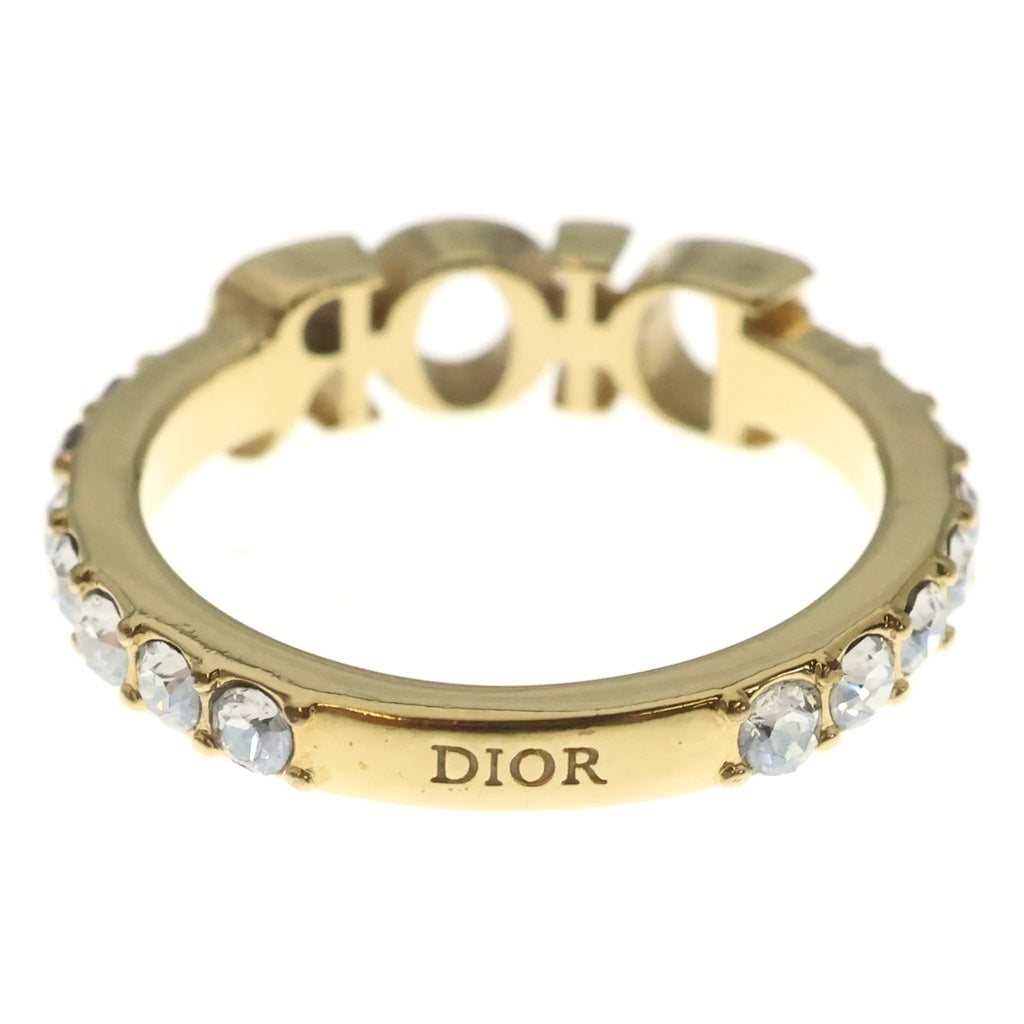 Christian Dior(クリスチャンディオール) ディオレボリューション ラインストーンリング ゴールド メッキ レディース