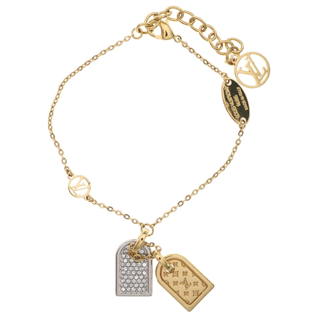 LOUIS VUITTON(ルイヴィトン) プレシャス ナノグラム ブラスレ ブレスレット ゴールド/シルバー M00579 レディース