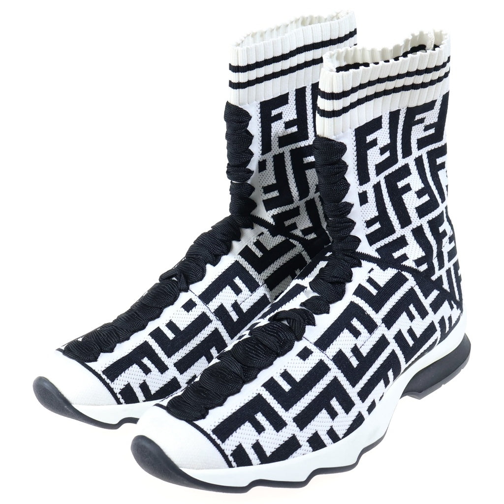 FENDI(フェンディ) ズッカ ソックス スニーカー ブラック/ホワイト レディース
