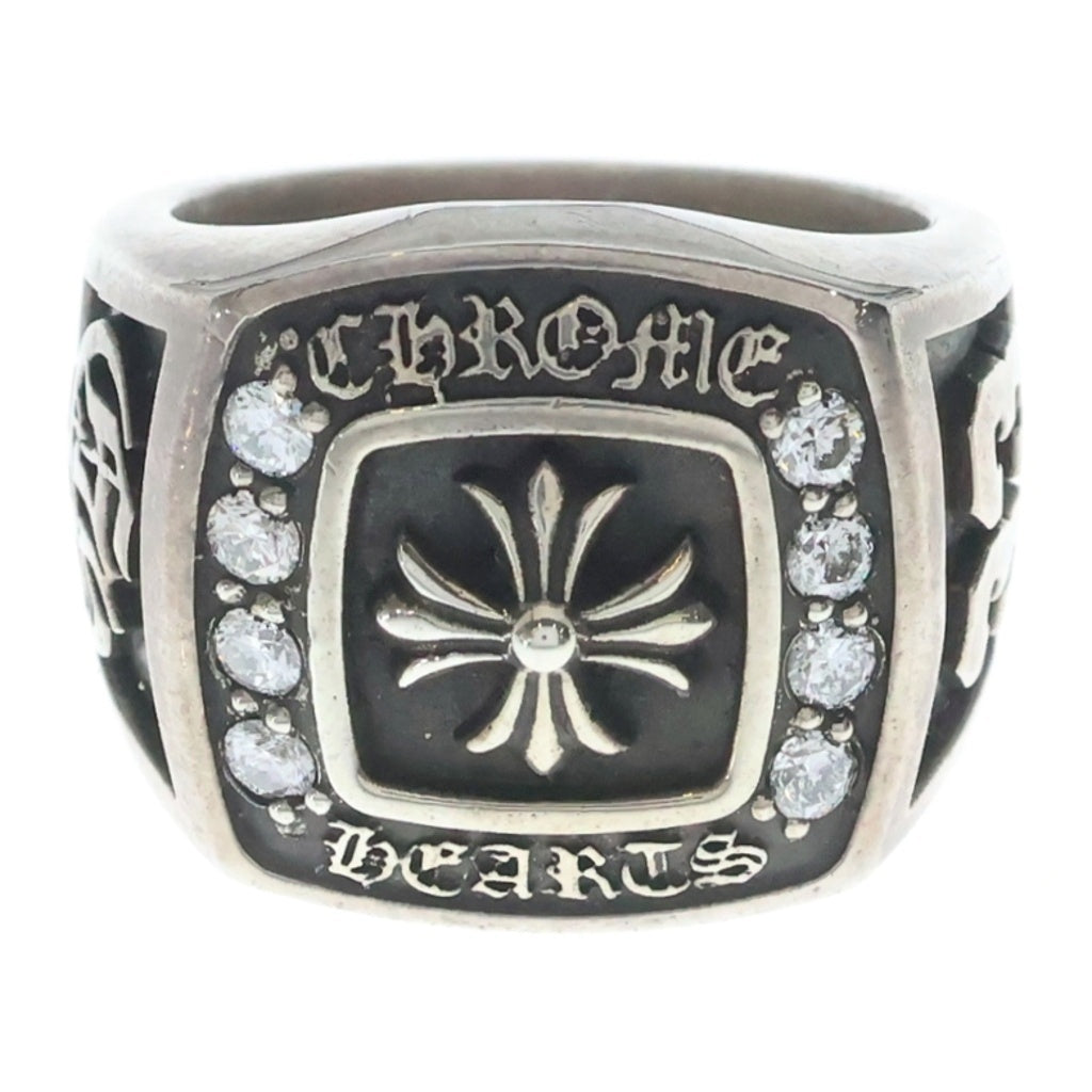 CHROME HEARTS(クロムハーツ) LG CHAMPION ラージチャンピオン PAVE ダイヤ リング シルバー