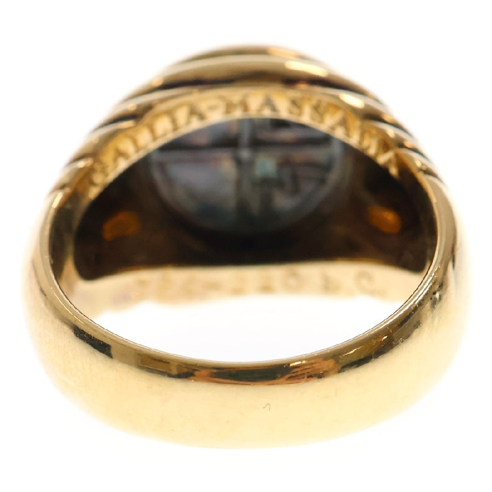 BVLGARI(ブルガリ) モネーテ コイン リング 750 YG イエローゴールド 約10.5号 指輪 ジュエリー アクセサリー
