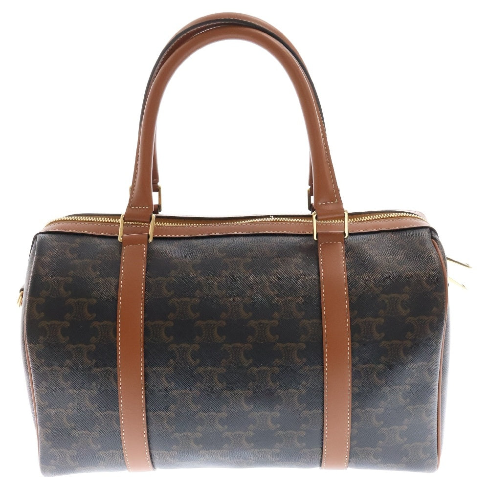 CELINE(セリーヌ) トリオンフ ミディアムレザー2WAYボストンバッグ ショルダーバッグ ブラウン 190372CAS.04LU