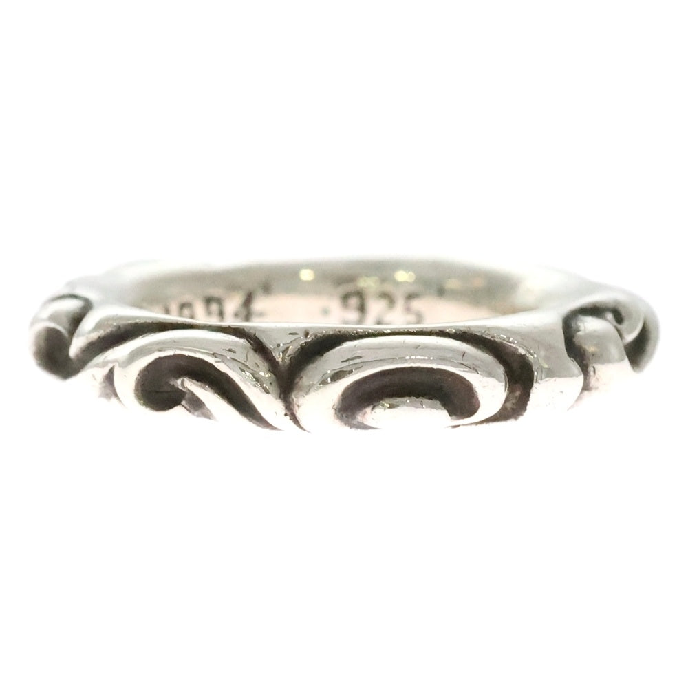 CHROME HEARTS(クロムハーツ) SCRL BAND スクロールバンド リング シルバー BCA351
