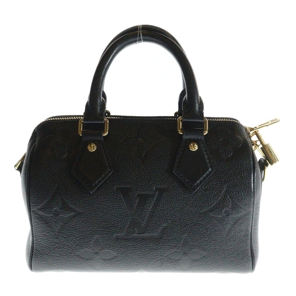 LOUIS VUITTON(ルイヴィトン) モノグラムアンプラント スピーディーバンドリエール20 2WAYバッグ ショルダーバッグ ハンドバッグ ブラック ノワール ゴールド金具 レザー M58953