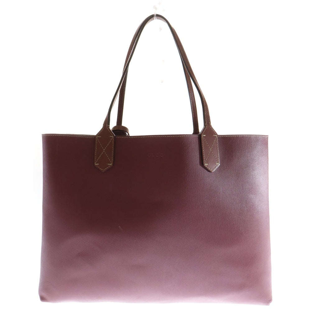 GUCCI(グッチ) GGブルームス ミディアム リバーシブル 花柄 トートバッグ ハンドバッグ ベージュ×ピンク レザー 368568