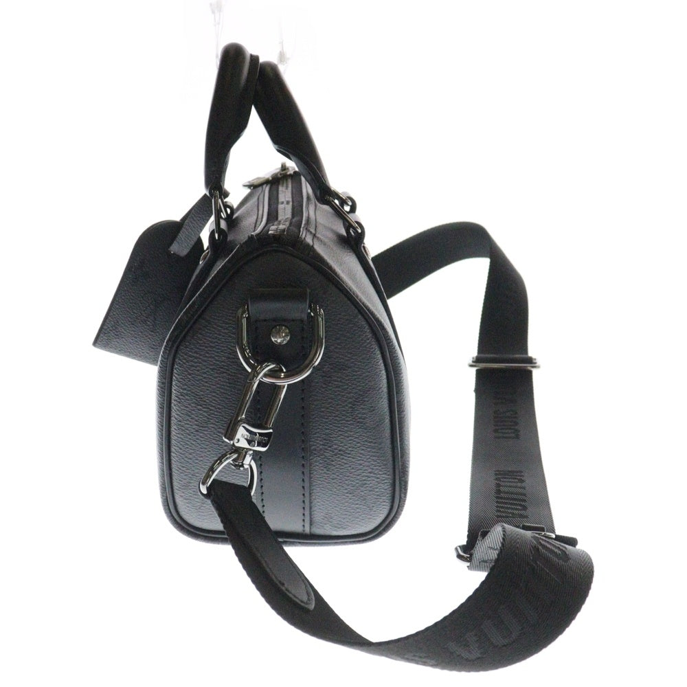 LOUIS VUITTON(ルイヴィトン) キーポル バンドリエール 25 モノグラム エクリプス PVC レザー 2WAY ハンド ショルダーバッグ ガンメタ金具 ブラック M46271