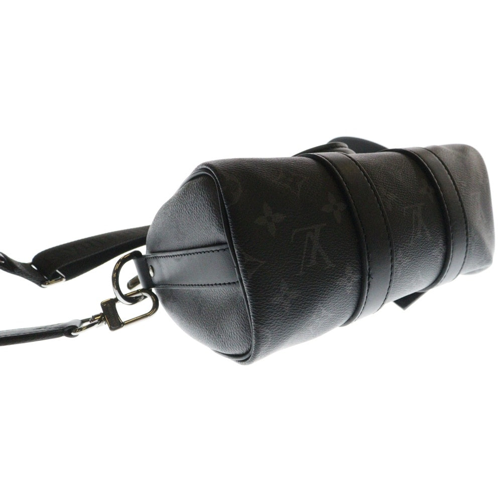 LOUIS VUITTON(ルイヴィトン) キーポル バンドリエール 25 モノグラム エクリプス PVC レザー 2WAY ハンド ショルダーバッグ ガンメタ金具 ブラック M46271