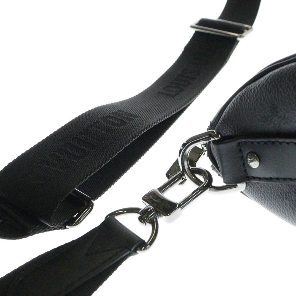 LOUIS VUITTON(ルイヴィトン) キーポル バンドリエール 25 モノグラム エクリプス PVC レザー 2WAY ハンド ショルダーバッグ ガンメタ金具 ブラック M46271