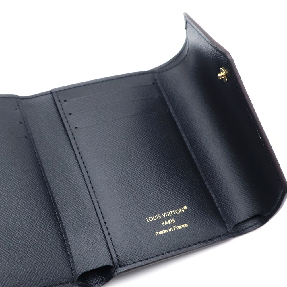 LOUIS VUITTON(ルイヴィトン) モノグラムリバース ポルトフォイユヴィクトリーヌ 三つ折り財布 ブラウン PVC M81557 コンパクトウォレット