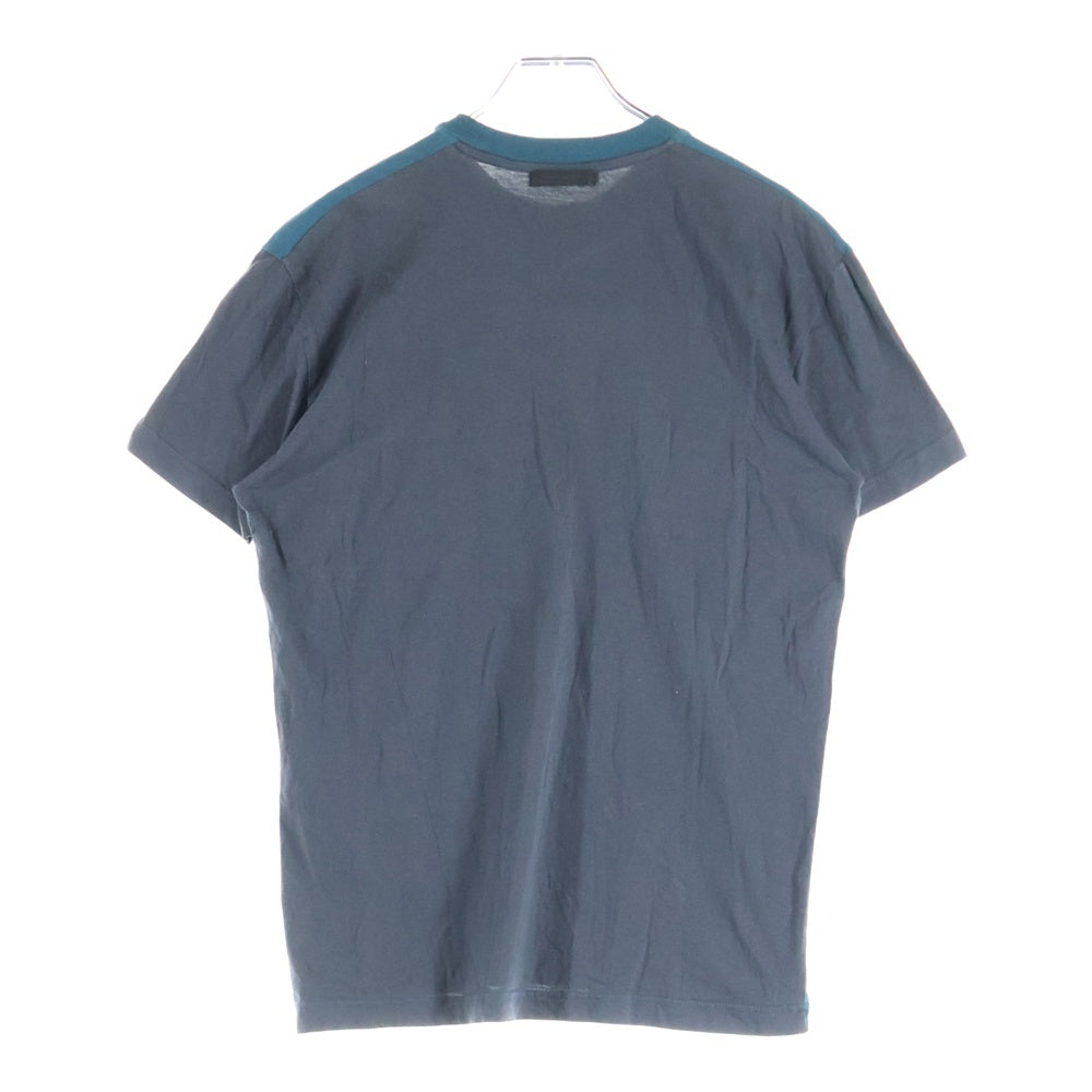 PRADA(プラダ) プラダ 半袖Tシャツ Sサイズ グリーン×ブラック