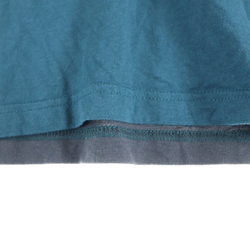 PRADA(プラダ) プラダ 半袖Tシャツ Sサイズ グリーン×ブラック