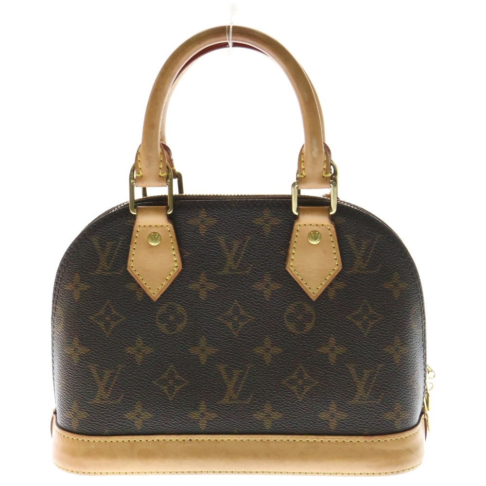 LOUIS VUITTON(ルイヴィトン) モノグラム アルマBB 2WAYバッグ ショルダーバッグ ハンドバッグ ブラウン ゴールド金具 レザー×PVC M46990
