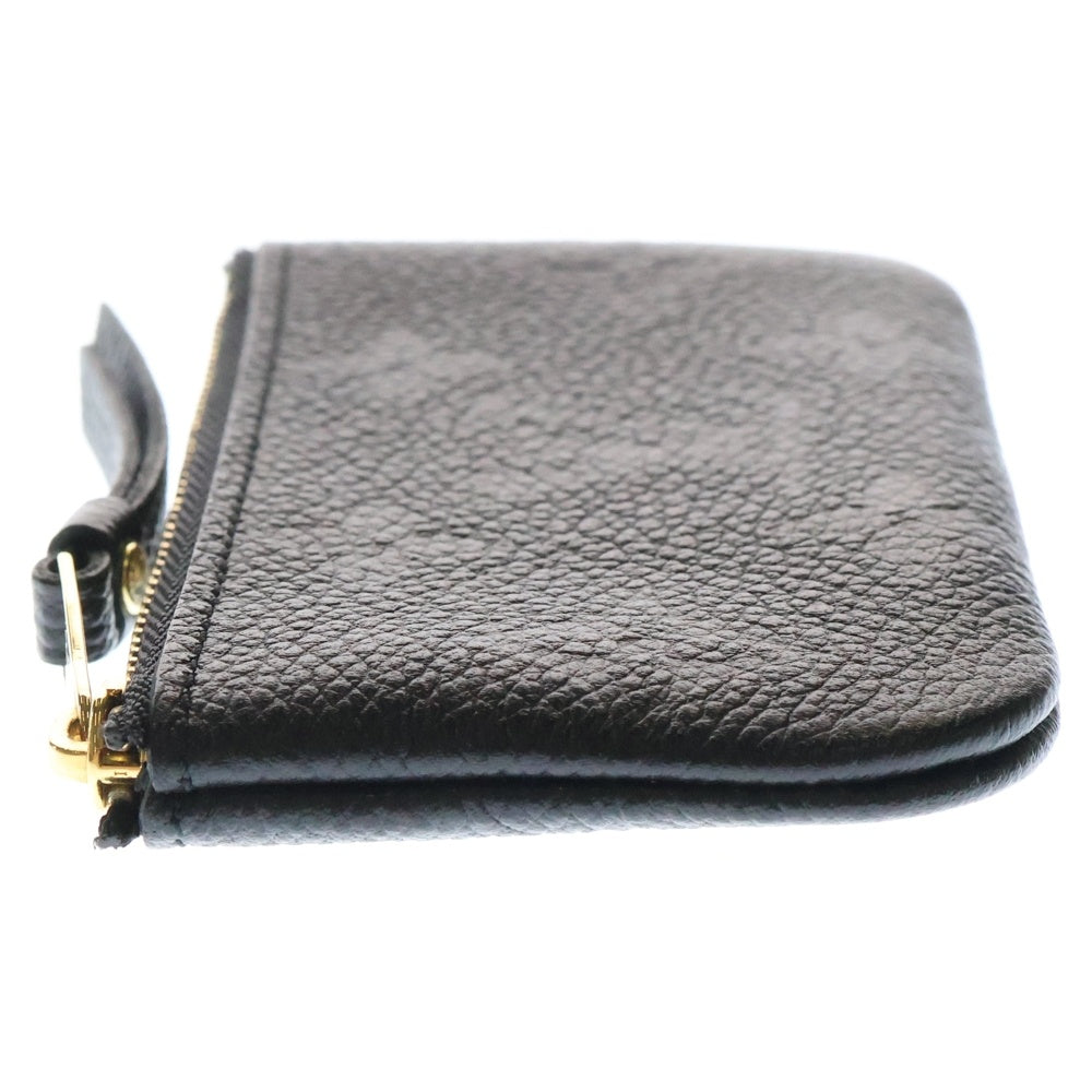 LOUIS VUITTON(ルイヴィトン) モノグラムアンプラント ポシェットクレ ポーチ バッグチャーム 小物入れ ゴールド金具 ブラック レザー M80879