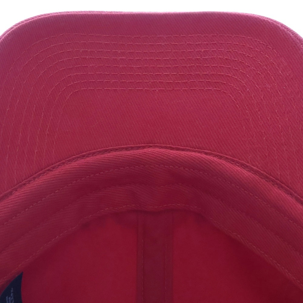 BALENCIAGA(バレンシアガ) 21SS Classic Baseball Cap ロゴ刺繍クラシックベースボールキャップ 帽子 レッド 5907584