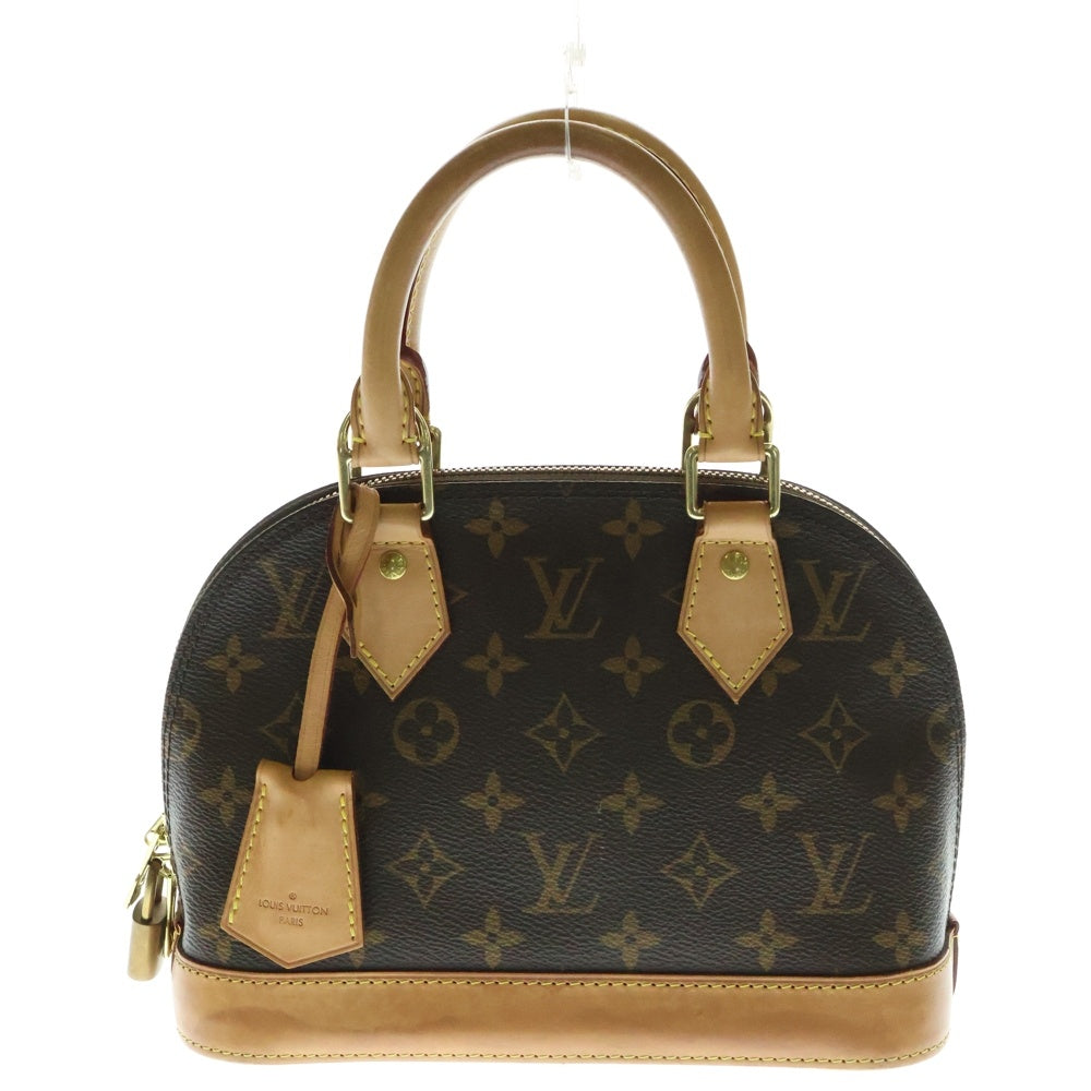LOUIS VUITTON(ルイヴィトン) アルマBB モノグラム PVC レザー ハンドバッグ ゴールド金具 ブラウン M53152