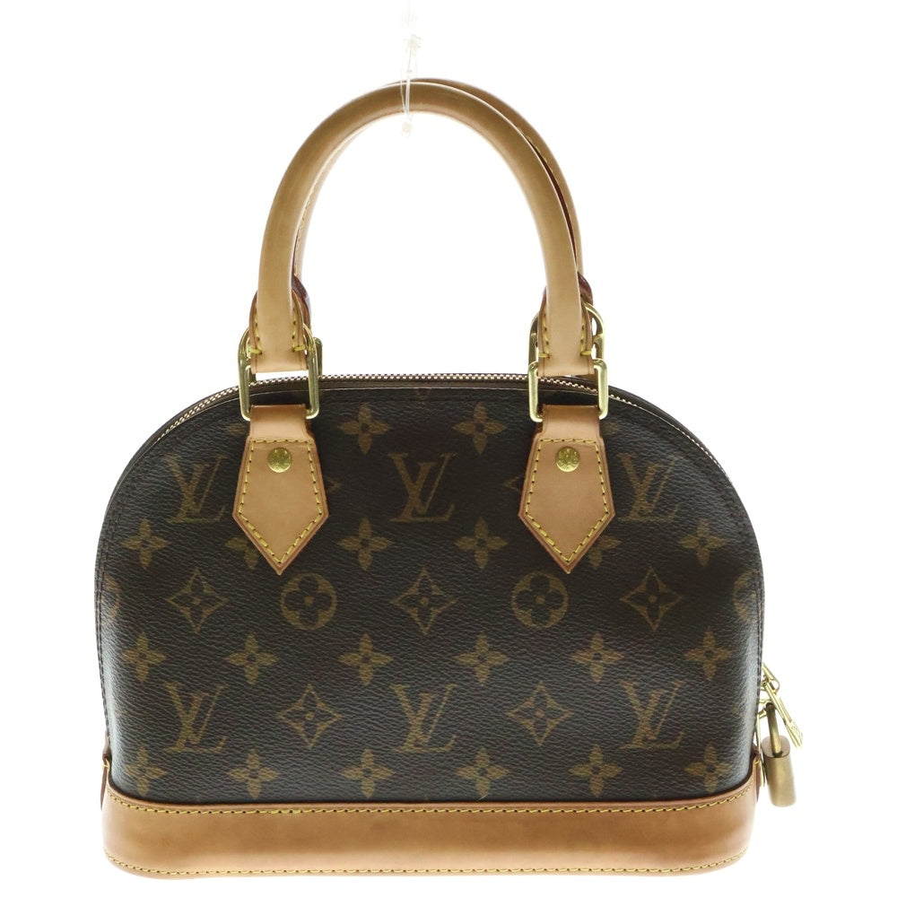 LOUIS VUITTON(ルイヴィトン) アルマBB モノグラム PVC レザー ハンドバッグ ゴールド金具 ブラウン M53152